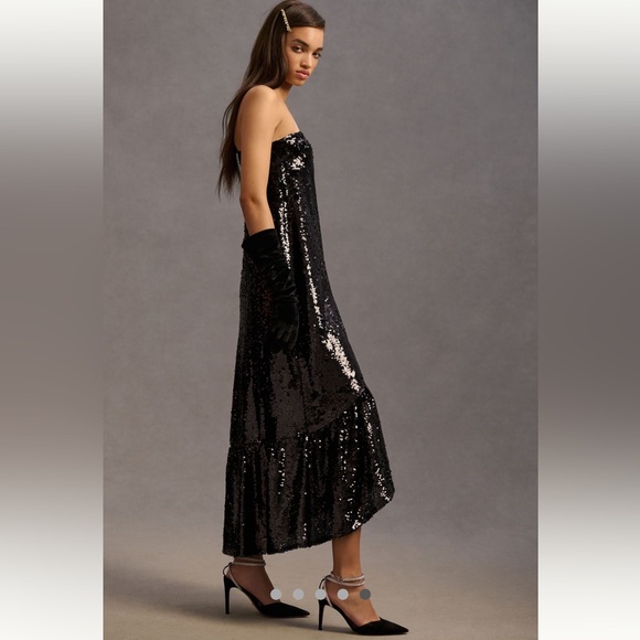 Anthropologie NWT Maeve One-Shoulder
Sequin Dress size M. - Picture 5 of 16